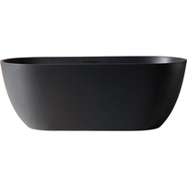 Vonia, laisvai pastatoma AMUE-002B, 170 cm x 74 cm x 60 cm, ovalas, juoda sp.