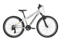 Vaikiškas dviratis, kalnų Kross Dust JR 1.0, sidabro sp., S, 24"