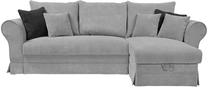 Kampinė sofa Margaret III Lux 3DL.URCBK, pilka sp., 263 x 167 cm x 90 cm