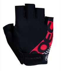 Перчатки Roeckl, черный цв./красный цв., 10.5