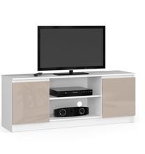 TV galds Akord RTV K140, balts krās./bēša krās., 40 cm x 140 cm x 55 cm