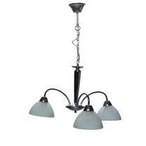 Šviestuvas kabinamas Futura MD9658-3, E27, 3 x 60 W, balta sp. / sidabro sp.