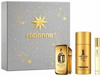 Dovanų komplektas vyrams Rabanne Million Gold, 3 vnt.