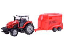 Žaislinis traktorius Tractor & Trailer, raudona sp.