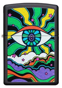 Šķiltava Zippo Black Light Eye 49699, daudzkrāsaina