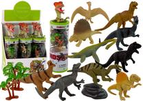 Figūrėlių rinkinys, dinozauras Lean Toys Fauna, 12 vnt., įvairių spalvų