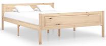 Lova dvigulė VLX Solid Pinewood 322099, 140 x 200 cm, medžio sp., be čiužinio, su grotelėmis