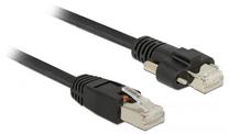 Laidas Delock RJ-45, RJ-45, 5 m, juoda sp.