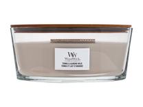 Žvakė, aromatinė WoodWick Tonka&Almond Milk 1632282E, 30 - 40 h, 453.6 g, balta sp.