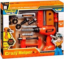 Bērnu darbarīku komplekts Mega Creative Little Crazy Helper Tool Set, daudzkrāsaina