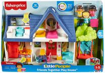 Интерактивная игрушка Mattel Fisher Price Little People Friends Together Play House, 14 см, многоцветный