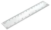 Lineāls Avatar, 1.5 cm, plastmasa, caurspīdīga krās.