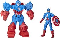 Комплект Hasbro Avangers Mech Strike F16695X0, 20 см, 4 шт., синий цв./красный цв.