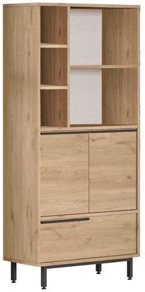Biuro spinta Kalune Design ON9B-S, riešuto sp., 161.6 cm x 35.5 cm x 74.8 cm