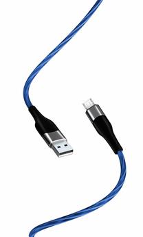 Kabelis XO NB158, Micro USB/USB, 100 cm, mėlyna sp.