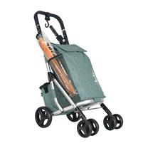 Iepirkumu soma ar riteņiem Jata HCAR2501, zaļa krās., 10 l