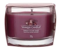 Žvakė, aromatinė Yankee Candle Sweet Plum Sake, 7 - 10 h, 37 g, violetinė sp.
