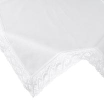 Staltiesė kvadratinė Susan, balta, 85 x 85 cm