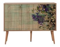 Комод Kalune Design Mega 727, многоцветный/дуб сонома цв., 90 см x 120 см x 36 см