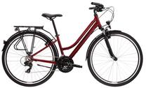 Dviratis turistinis Kross Trans 1.0 Lady, 28 ", L rėmas, juoda sp./raudona sp.