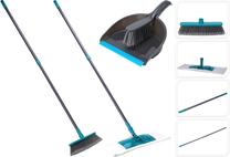 Grīdas mazgāšanas komplekts Ultra Clean WK1100140, plastmasa, zila krās./melna krās.
