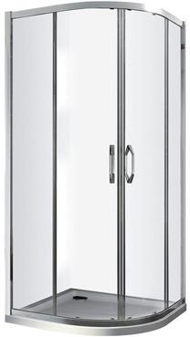 Dušas kabīne Vento Tivoli Transparent Easy clean, bez paliktņa, 90 cm x 90 cm x 185 cm, hroma krās./caurspīdīgs