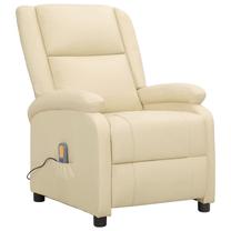 Массажный стул VLX Reclining 337053, кремовый цв., 92 см x 71 см x 96 см