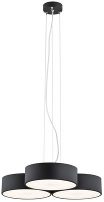 Valgusti rippuv Argon Darling 1223, LED, 3000 °K, 3 x 22.5 W, valge v. / must v., 25 x 8 cm