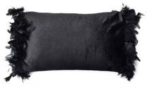 Dekoratyvinė pagalvėlė Mondex Loreta Pen, juoda, 30 cm x 50 cm