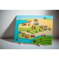 Magnētiskais dēlis Mega Magnetic Countryside, 49 cm