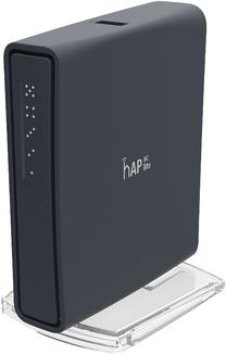Bezvadu piekļuves punkts MikroTik, 2.4 GHz, melna krās.