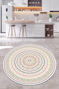 Paklājs Conceptum Hypnose Broderie, daudzkrāsaina, 140 cm
