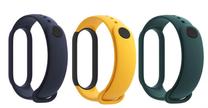 Dirželis Xiaomi, Mi Smart Band 5, mėlyna sp./geltona sp./žalia sp.