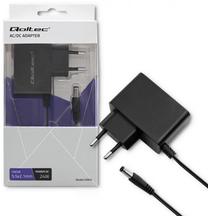 Источник питания Qoltec 50955 Plug-in 24W 2A, 110 см, 69 x 83 мм, черный цв.