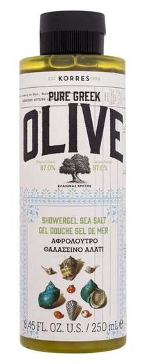 Kūno prausimosi želė Korres Pure Greek Olive Sea Salt, 250 ml