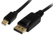Провод StarTech Adaptor Cable Mini DisplayPort to DisplayPort Mini DisplayPort, Displayport, 1 м, черный цв.