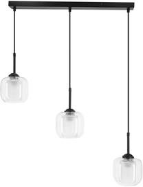 Светильник потолочный Candellux Lighting Estima 33-58119, E27, 3 x 40 Вт, прозрачный цв. / черный цв.