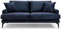 Sofa Hanah Home Papira 560ARE1505, tamsiai mėlyna sp., 175 x 90 cm x 88 cm
