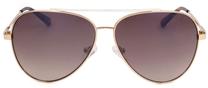 Спортивные солнцезащитные очки Guess GU6972 32F, 61 мм, коричневый цв./золотой цв.
