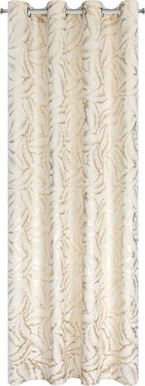 Nakts aizkari Milena, krēmkrāsa/šampanieša krās., 140 cm x 250 cm