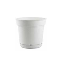 Gėlių vazonas Hydral Teraguard 022, plastikinis, Ø 28 cm, balta sp.