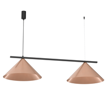 Lampa griesti Milagro Capital, GX53, 2 x 20 W, vara krās. / melna krās., 46 x 46 cm