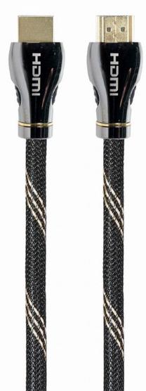 Kabelis Gembird Cablexpert Premium Series CCBP-HDMI8K-1M HDMI 2.1 Male (vyriška), HDMI 2.1 Male (vyriška), 1 m, juoda sp.