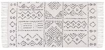 Kilimas vidaus Beliani Alkent, balta sp./juoda sp., 150 cm x 80 cm