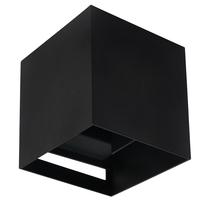 Sieninis lauko šviestuvas LED Line Lite Cube, 6W, G9, IP65, juoda sp., 10 cm x 10 cm