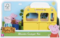Rinkinys Tm Toys Peppa Pig Wooden Camper Van 10667103, 16 cm, geltona sp.