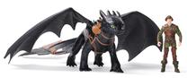 Figūrėlių rinkinys Spin Master How to Train Your Dragon Toothless & Hiccup, 2 vnt., juoda sp.