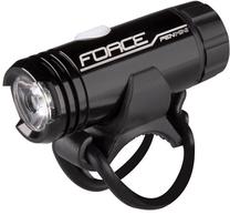 Dviračių žibintas Force Pen Mini, aliuminis, balta sp./juoda sp.