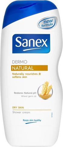 Kūno prausimosi želė Sanex Dermo Natural, 500 ml