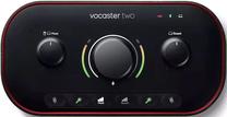 Garso sąsaja Focusrite Vocaster Two, juoda sp.